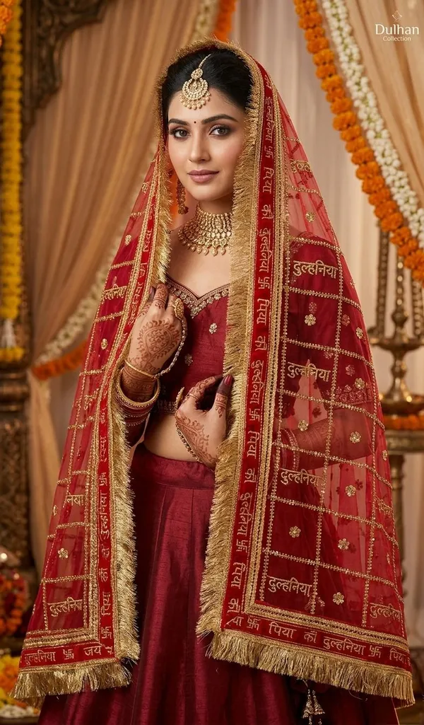 Red_Net_Embroidered_Wedding_Dupatta_For_Women