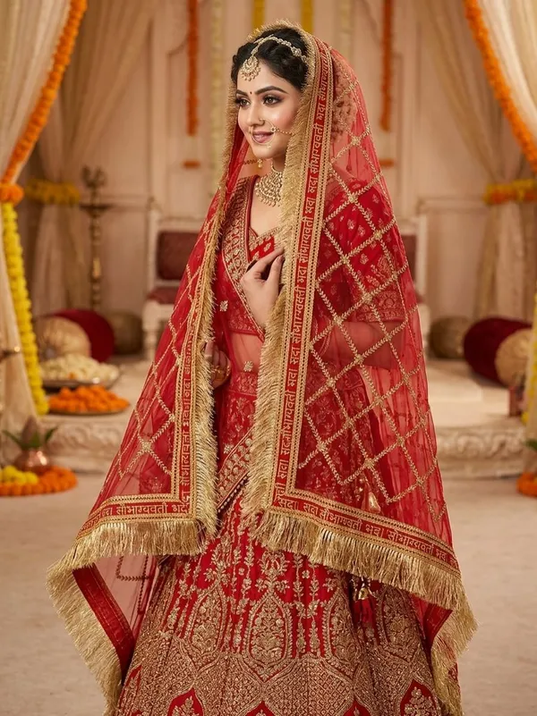 Red_Net_Embroidered_Bridal_Dupatta_For_Women