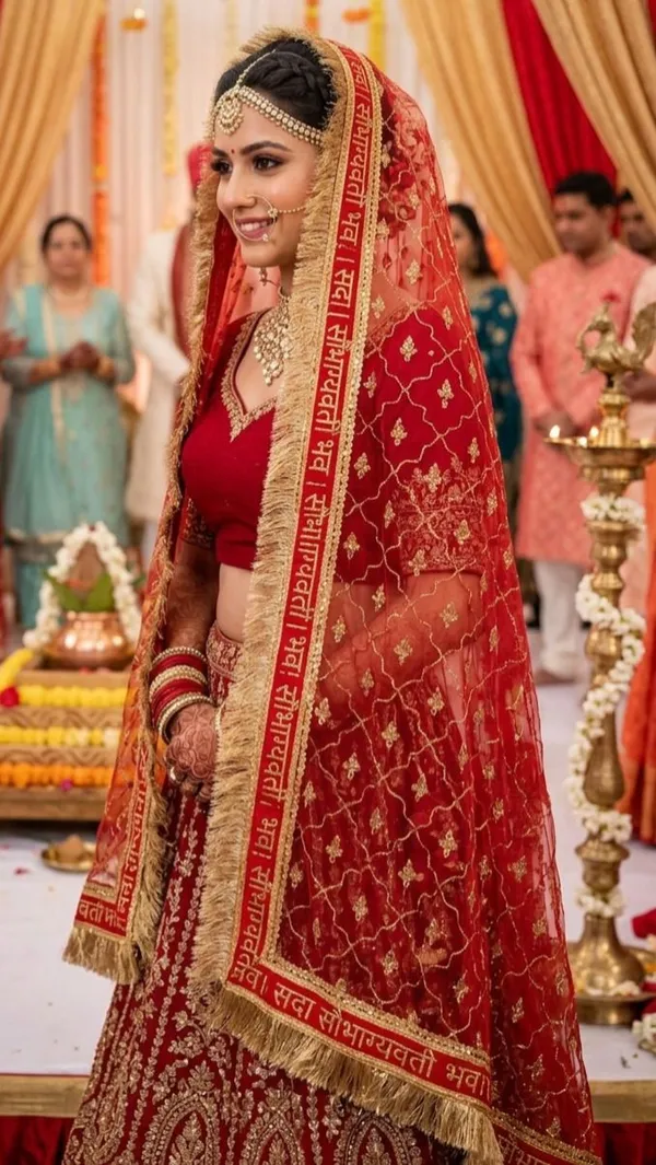 Red_Net_Zari_Embroidered_Wedding_Dupatta_For_Women