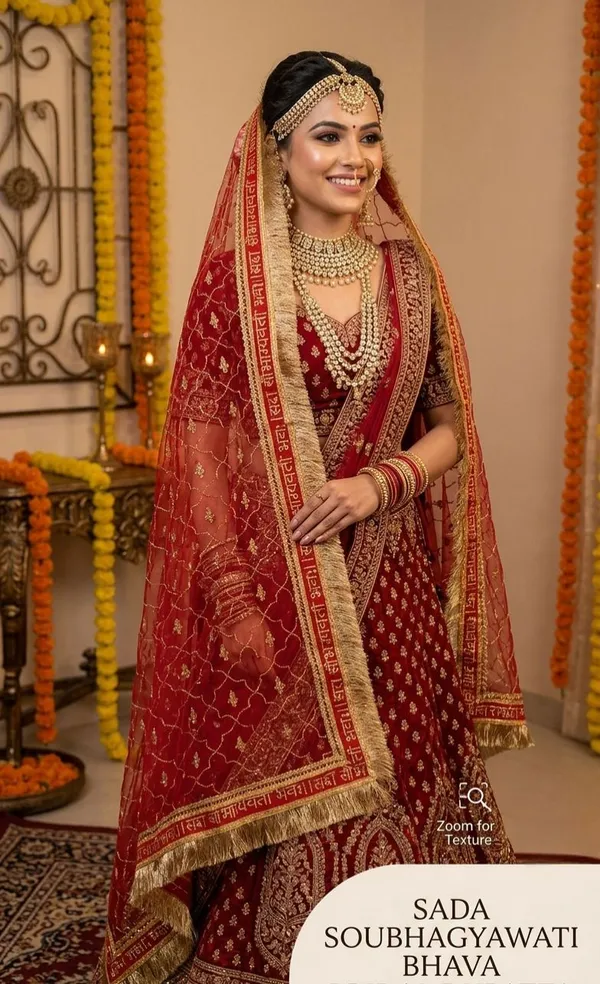 Red_Net_Zari_Embroidered_Wedding_Dupatta_For_Women