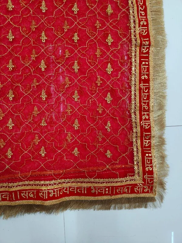Red_Net_Zari_Embroidered_Wedding_Dupatta_For_Women