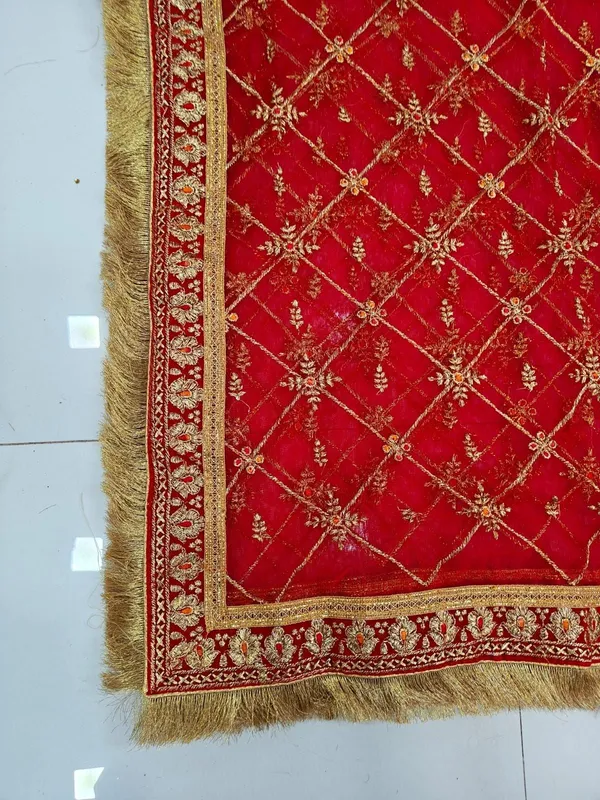 Red_Net_Gold_Lattice_Embroidered_Bridal_Dupatta_For_Women