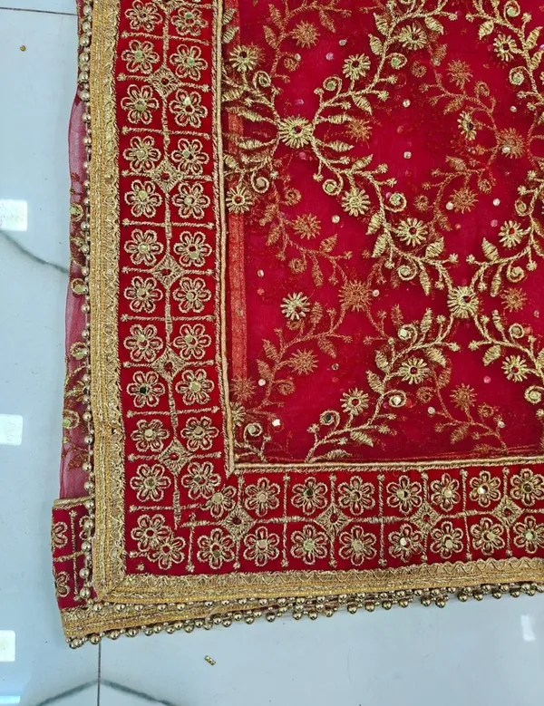 Red_Net_Embroidered_Bridal_Dupatta_For_Women