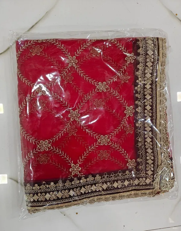 Maroon_Net_Zari_Stone_Embroidered_Bridal_Dupatta_For_Women