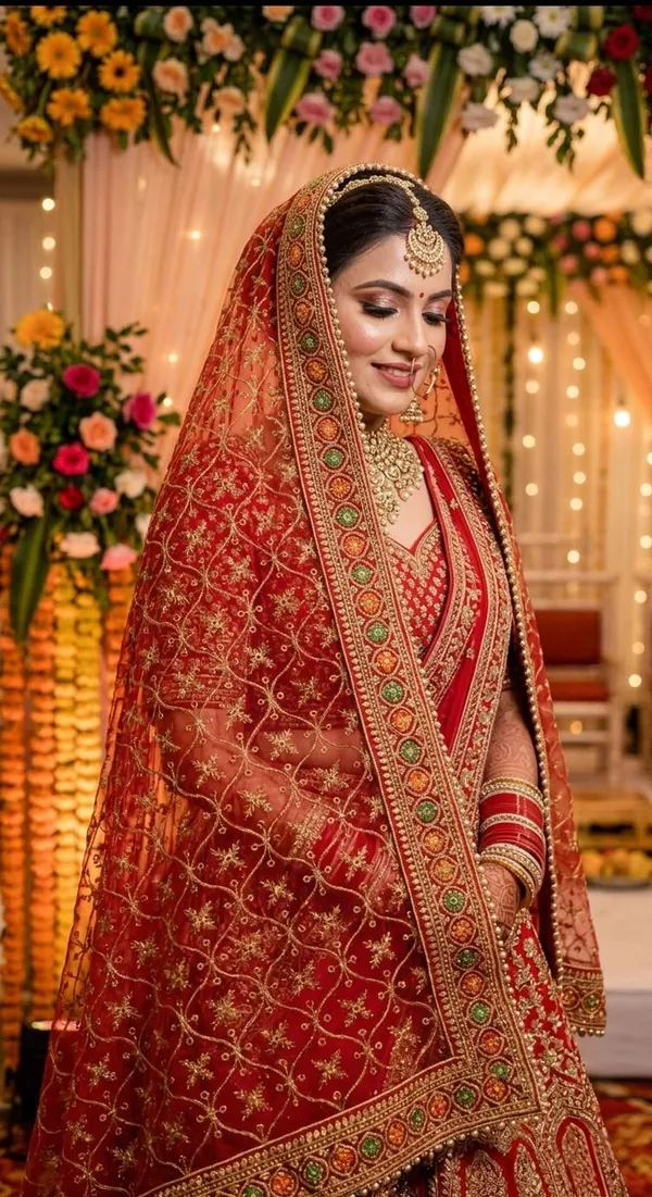 Red_Net_Gold_Zari_Embroidered_Wedding_Dupatta_For_Women