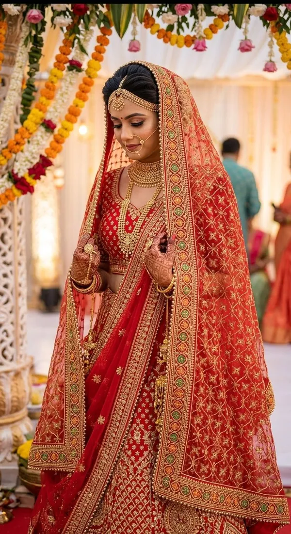 Red_Net_Gold_Zari_Embroidered_Wedding_Dupatta_For_Women