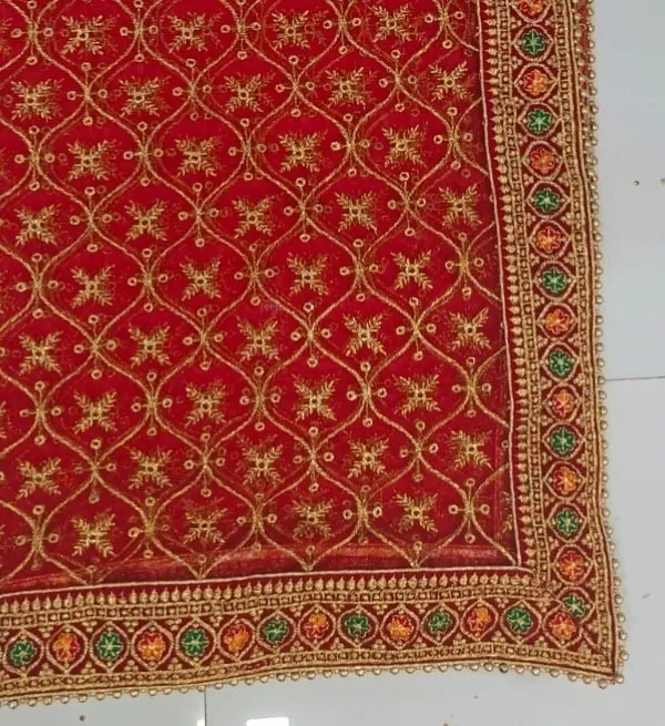 Red_Net_Gold_Zari_Embroidered_Wedding_Dupatta_For_Women
