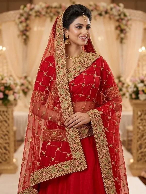 Red_Net_Zari_Jaal_Embroidered_Bridal_Dupatta_For_Women