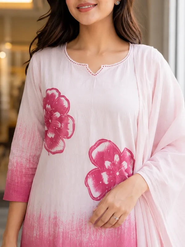 Pink_Cotton_Straight_Printed_Kurta_Set_For_Women