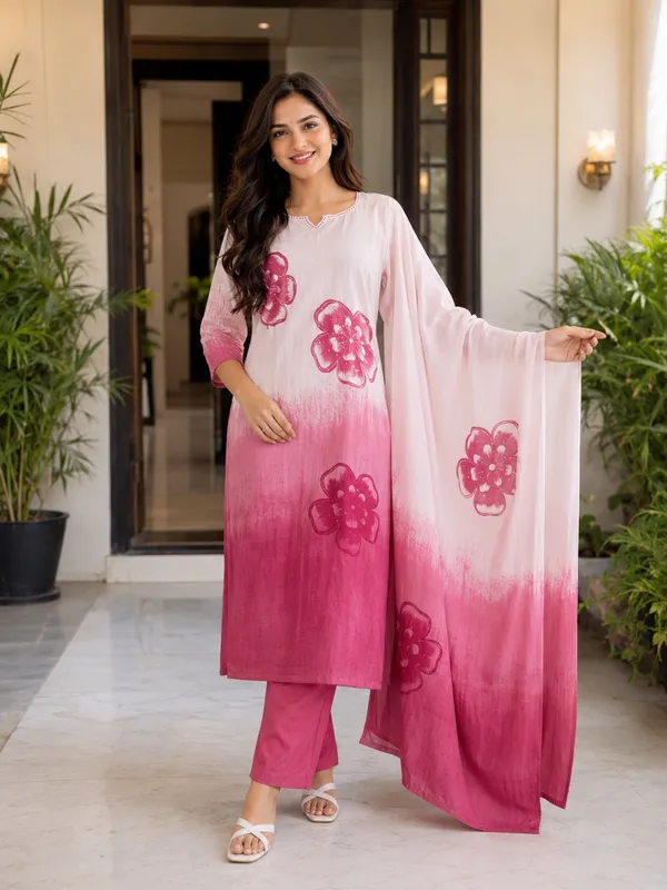 Pink_Cotton_Straight_Printed_Kurta_Set_For_Women