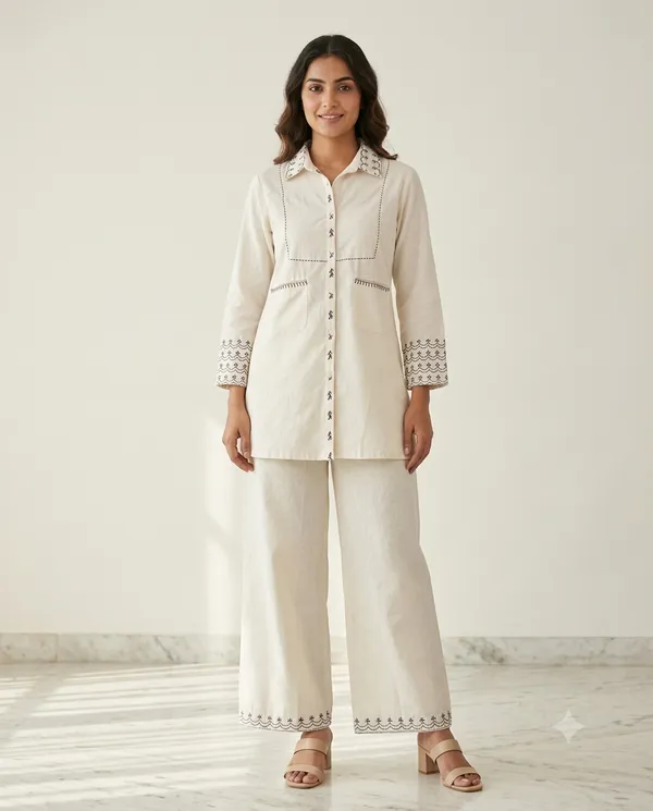 Cream_Cotton_Straight_Embroidered_Kurta_Palazzo_Set_For_Women