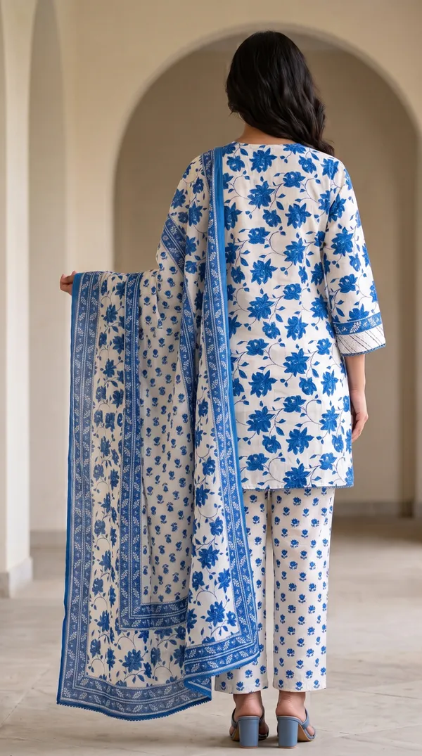 Blue_Cotton_Straight_Printed_Kurta_Set_For_Women
