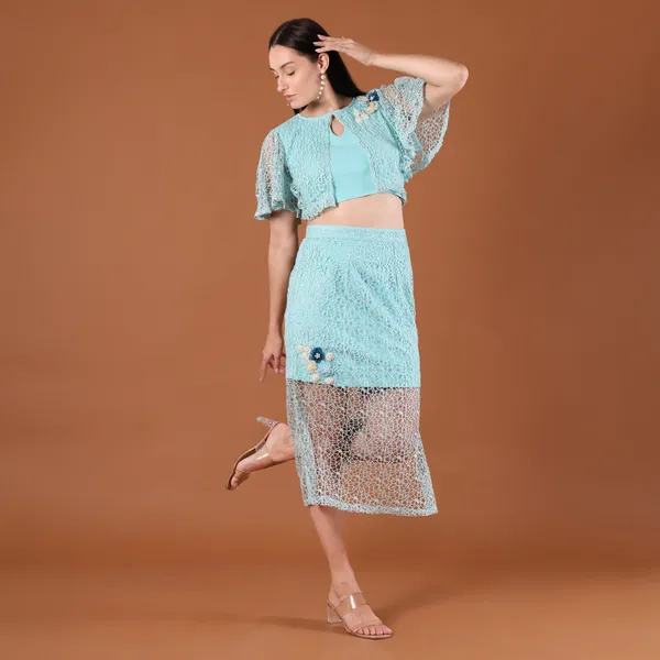 Aqua_Lace_3D_Floral_Appliqué_Co-Ord_Set