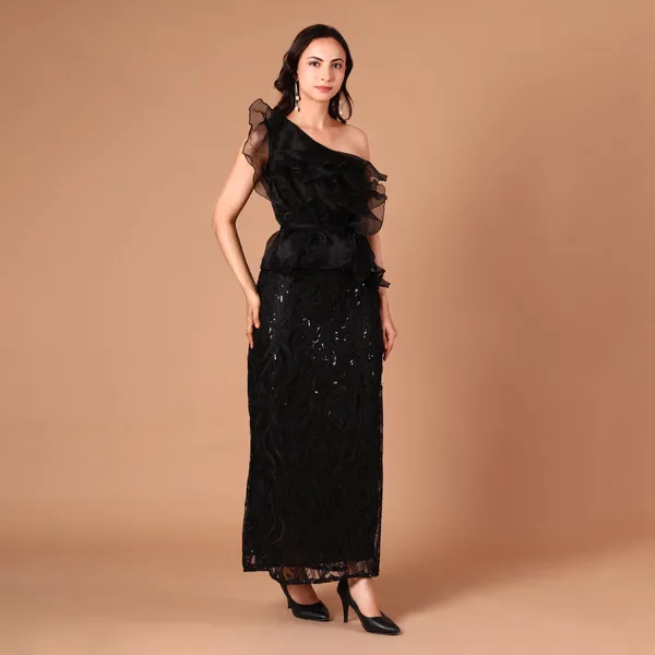 Black__Sequins_Premium_Dress_For_Women