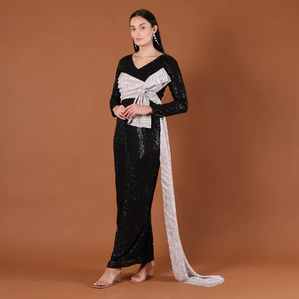 Black_All-Over_Sequin_Maxi_Dress_with_Silver_Bow_Sash