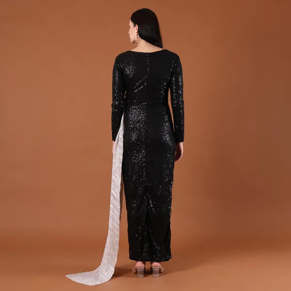 Black_All-Over_Sequin_Maxi_Dress_with_Silver_Bow_Sash