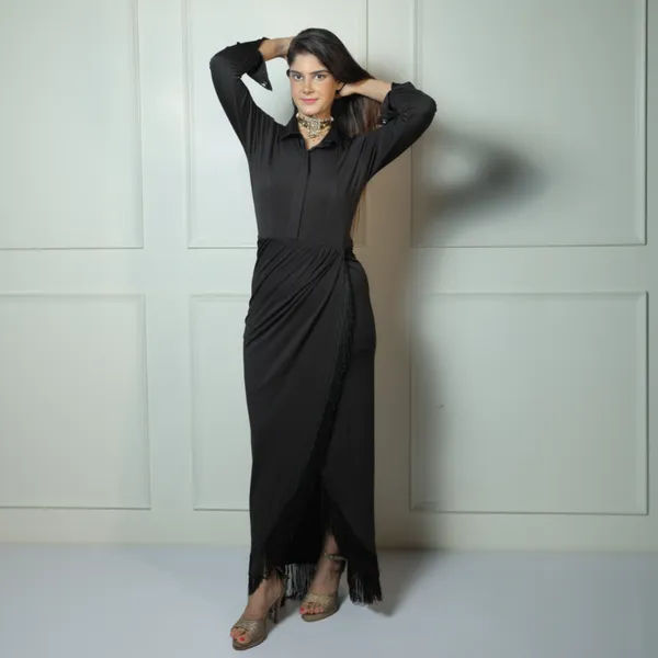 Black_Premium_Breathable_And_Stretchable_Lycra_And_Polyester_Dress_For_Women