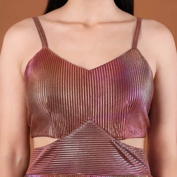 Rose_Gold_Polyester_Gown_For_Women
