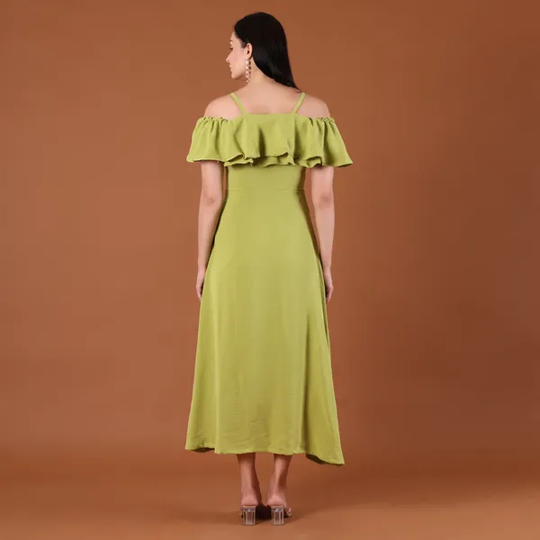 Lime_Green_Off-Shoulder_Ruffle_Midi_Dress