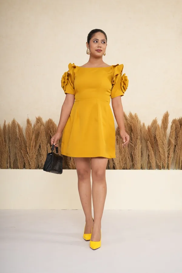 Yellow_And_Mustard_Premium_Breathable_And_Stretchable_Lycra_And_Polyester_Dress_For_Women