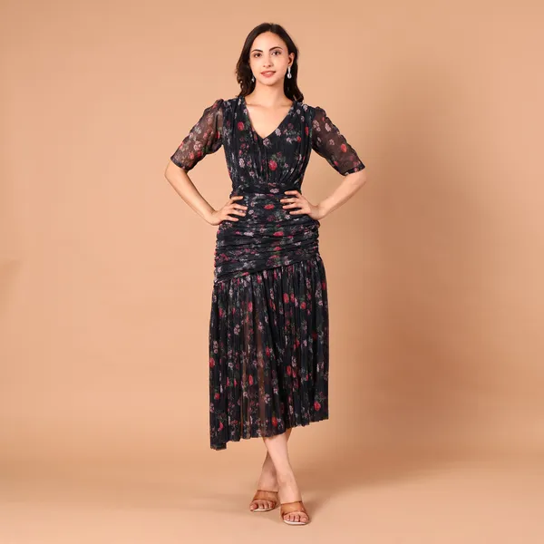 Black_Georgette_Dress_For_Women