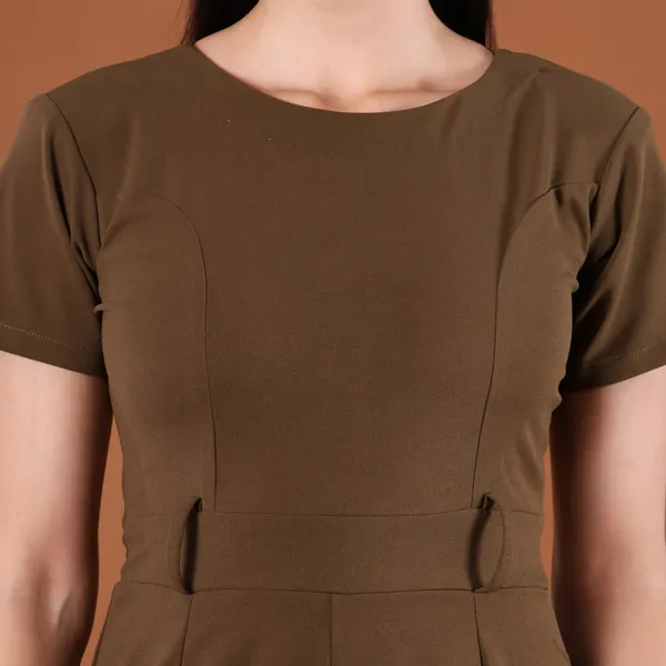Olive_Green_Belted_Bodycon_Midi_Dress