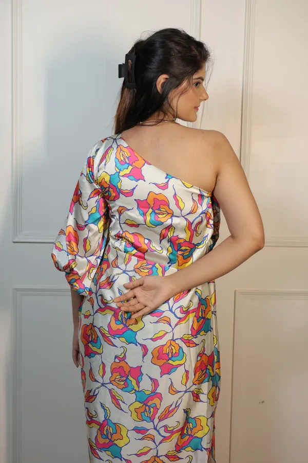 One_Shoulder_Printed_Dress
