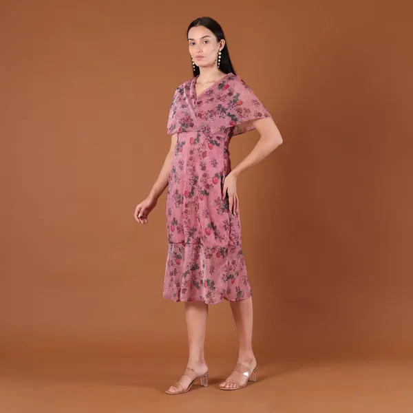 Pink_Georgette_Dress_For_Women