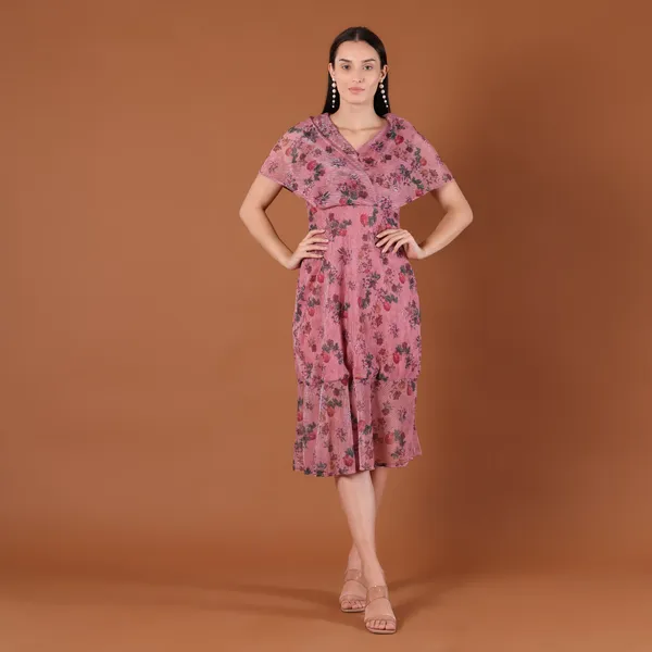 Pink_Georgette_Dress_For_Women