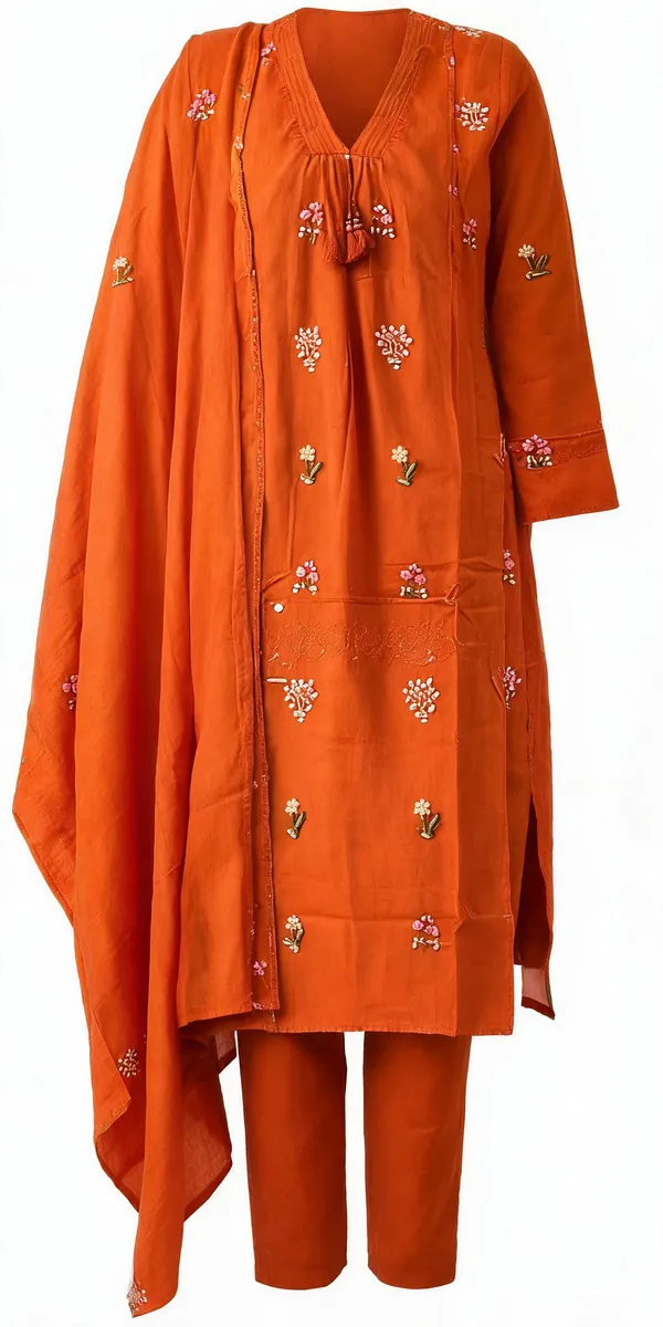 Pure_Cotton_Kurta_and_Pants_with_Dupatta