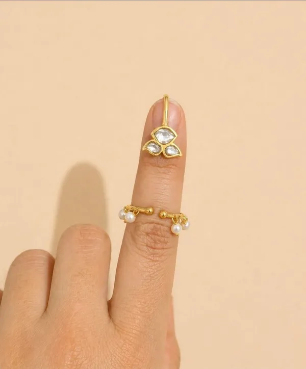 White_Triveni_Ring_For_Women