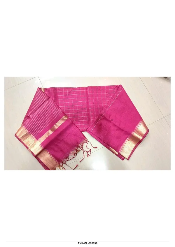Pink_Checked_Saree_for_Women