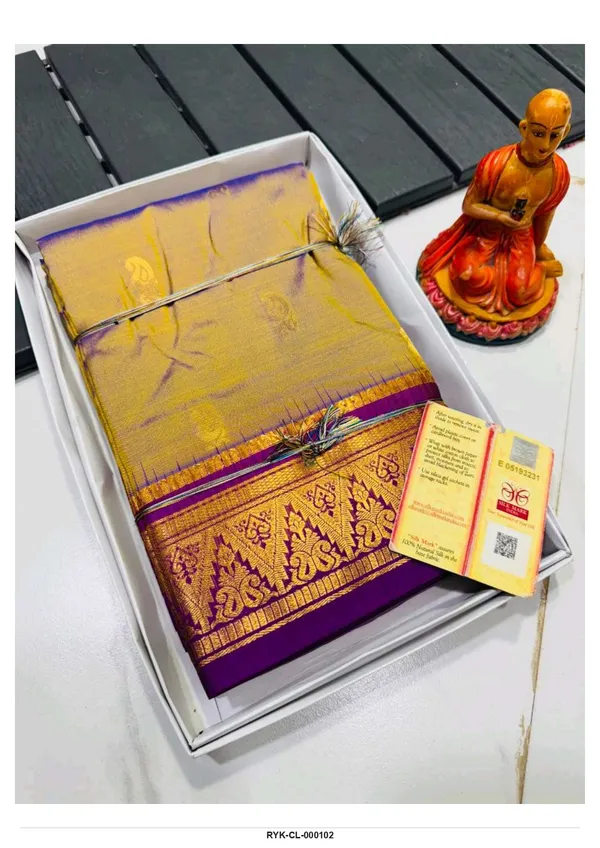Yellow_Silk_Zari_Border_Saree_for_Women