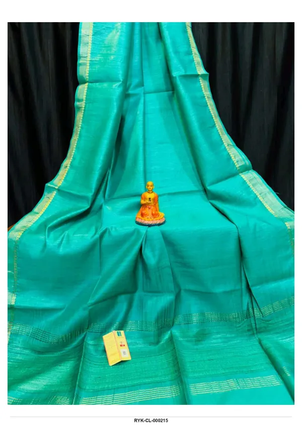 Turquoise_Woven_Traditional_Saree_For_Women