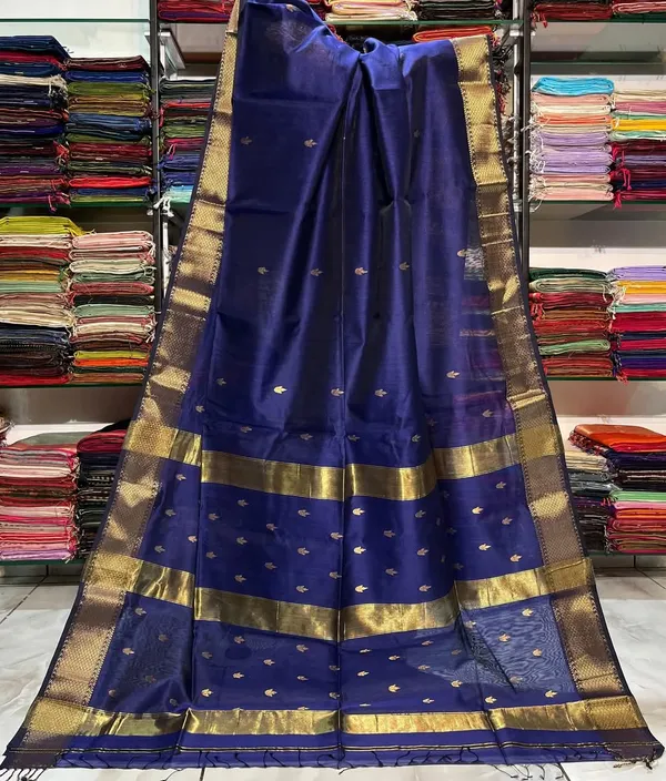Blue_Silk_Traditional_Saree_For_Women