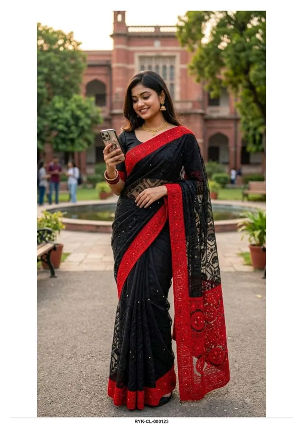 Black_Red_Printed_Saree_for_Women