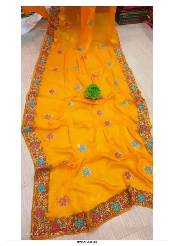 Yellow_Embroidered_Saree_for_Women