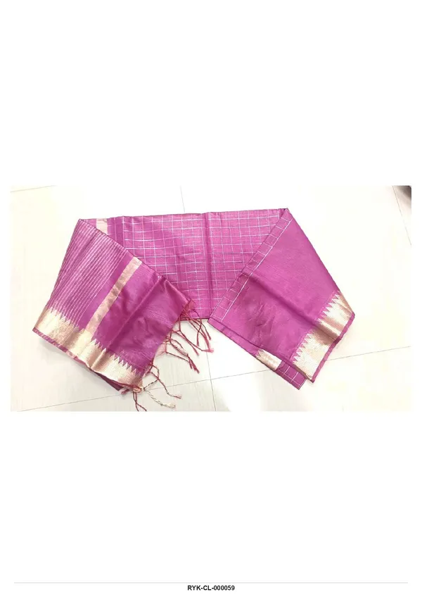 Pink_Woven_Checked_Blouse_Piece_for_Women