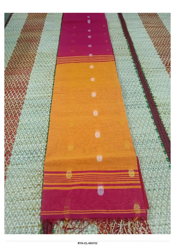 Orange_Cotton_Handloom_Saree_for_Women