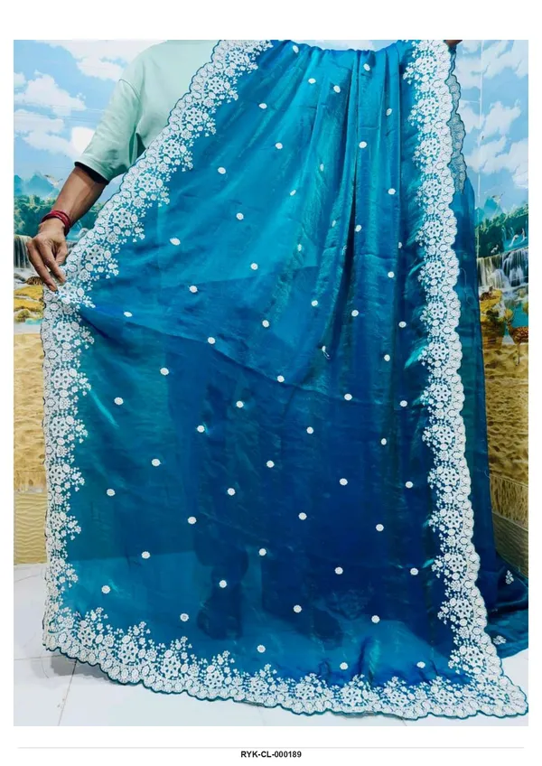 Blue_Chiffon_Lace_Border_Saree_for_Women