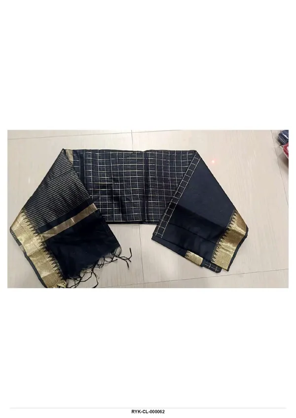 Navy_Blue_Woven_Checked_Saree_for_Women