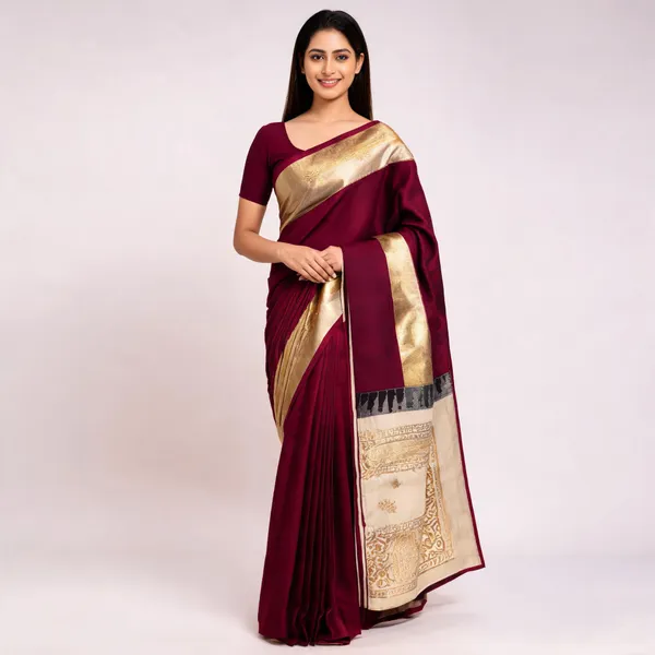 Maroon_Silk_Zari_Woven_Saree_For_Women