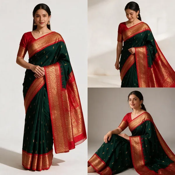 Red_Silk_Zari_Woven_Traditional_Saree_For_Women
