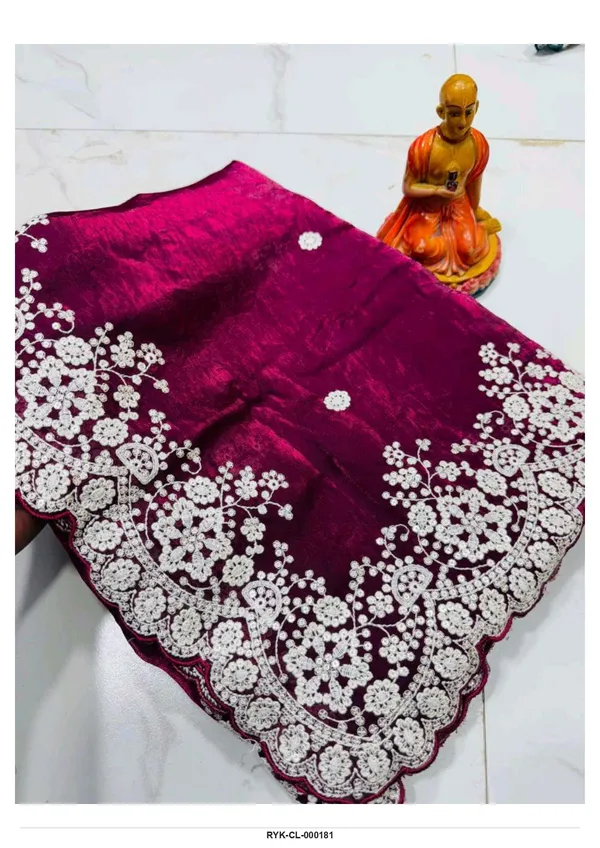 Wine_Velvet_Embroidered_Dupatta_for_Women