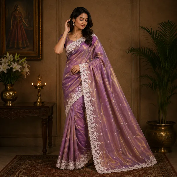 Purple_Silk_Sheer_Embellished_Saree_For_Women