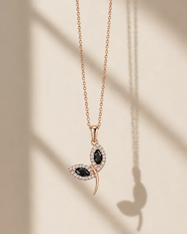 Rose_Gold_Brass_Black_Onyx_Leaf_Pendant_For_Women