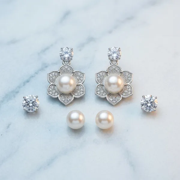Silver_Brass_Crystal_Pearl_Earrings_Set_For_Women