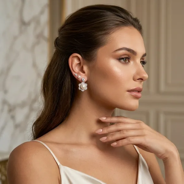 Silver_Brass_Crystal_Pearl_Earrings_Set_For_Women
