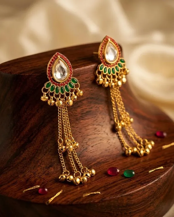 Gold_Brass_Ethnic_Stone_Roohani_Earrings_For_Women