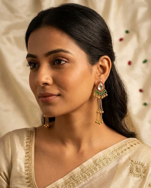 Gold_Brass_Ethnic_Stone_Roohani_Earrings_For_Women